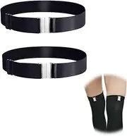 [WannGe] 2pcs Adjustable Elastic Leg Garter Belts Plus Size Thigh highs Suspenders Gothic Punk Harness for Women