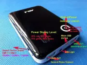 5V 2A USB Mobile Power Bank Black Charger box For 18650 Battery iPhone LED MP4