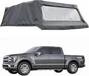 MHXJQY 8FT Truck Bed Soft Topper Tonneau Cover Compatible for Ford F-150 F150 2015-2025 8' (96") Long Box Foldable Camper Shell Truck Top Accessories