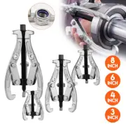 4PCS Bearing Gear Hub Puller Tool Set Reversible Jaws Separator Drop Forged