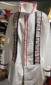 ribbon shirts Native American Tuxedo Shirt