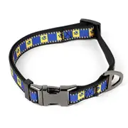 NRL Parramatta Eels Merch Pet/Dog Reflective Adjustable Collar Nylon 38cm-58cm