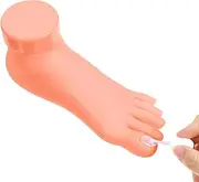 PACKOVE Creative Nail Art Foot Model Training Tool for Manicure Practice Lightweight Design for Improving Nail Skills