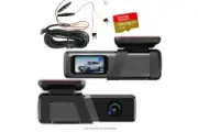 Elinz Single Lens 4K Dash Cam 1.47" Screen WiFi App Control Supercapacitor Compact Car DVR 128GB U3 Hardwire Kit
