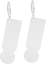 ROMISBABA 2pcs Shopping Trolley Token Key Ring Pendant Compact Keychain Trolley Removers for Supermarket Convenience