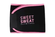 Sports Research, Sweet Sweat(R), Waist Trimmer, Medium, Black & Pink, 1 Belt