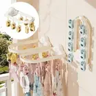 Underwear Drying Rack Sock Organizer Foldable Wall-mounted for Socks Easy