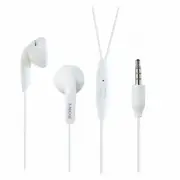 SONY Earbuds Wired XPERIA MH410C White Earphones Microphone 3.5mm Straight Jack