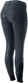 [Equinavia] Astrid Womens Silicone Full Seat Breeches | Mid Rise Riding Pants with Phone Pockets