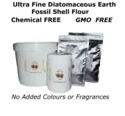 Ultra Fine Organic Food Grade Diatomaceous Earth, Fresh Water Fossil Shell Flour