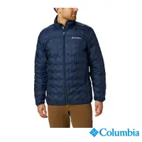 在飛比找PChome24h購物優惠-Columbia哥倫比亞 男款-保暖650羽絨立領外套-深藍