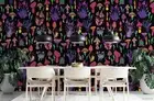 3D Mushroom Seamless Wallpaper Wall Mural Removable Self-adhesive 11