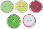 5pcs Kids Ice Packs for Boo Boos Fruit Seris Kids Gel Ice Pack Boo Boo Buddy Ice Packs for Kids Injuries Pain Relief Sore Joints Fevers Toothache Random