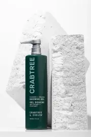 Crabtree & Evelyn Shower Gel Cleanse + Awaken 15 Fl Oz Large Size -For All Skin