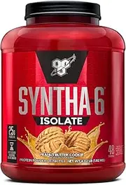 BSN Syntha 6 Isolate Chocolate Protein Powder Drink Mix 1.8 Kg, Peanut Butter Cookie