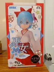 Rem - Shrine Maiden Miko Style SPM Figure - Re:Zero (SEGA)