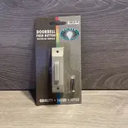 Doorbell Push Button Wired Surface Mount Lighted White New Free Shipping
