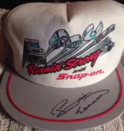 Snap On Tools Collectable Autographed BILL ELLIOTT Running Strong Cap 1987