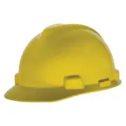 Msa Safety Hard Hat,Type 1, Class E,1-Touch,Yellow 10057443 Msa Safety 10057443