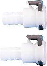 Fits Air Hose Quick-Connect Female Connector Replacement Part for Sleep Number Bed F-236 (for Beds with 3/8" Inside Diameter Hoses) 2 Pack