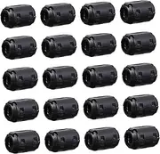 20 Pack Ferrite Core Noise Filters Wraps for Power Cables Removable Clip on Ferrite Ring Home Supplies Cable Parts
