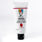 Dina Wakley Media Heavy Body Acrylic Paint 57ml-Fuchsia