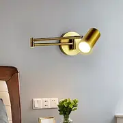 LED Wall Light Wall Sconces Swing Arm Lights Indoor Wall Lights Living Room Bedroom Iron Wall Light 85-265V