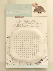 Bath Tub Drain Hair Catcher Plug Sink Strainer Filter:White: Brand New: Fast S&H