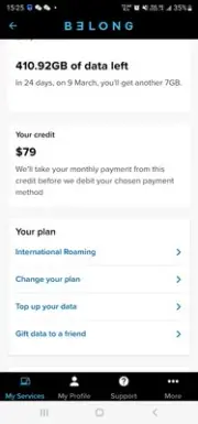 Cheapest Belong Mobile Data Gift - 50 GB