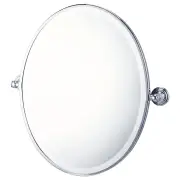 Turner Hastings Mayer 61x46cm Pivot Oval Mirror, Chrome