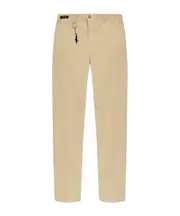 cotton-blend chinos 46 beige