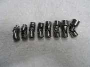 Craftsman 1/4" Drive SAE Swivel Flex Sockets, GK NOS USA, 6pt - 8 pcs