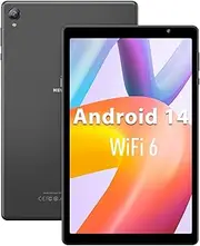 10 Inch Android 14 Tablet, WiFi 6 Tablet PC,1.6Ghz 4-core CPU,RAM 4GB(2+2GB Expand) 32GB ROM 1TB Expandable,6000mAh Battery,1280 * 800 IPS Touch Screen,Dual Speaker,Type C Grey