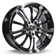 16 Inch Black Alloy Wheel Rim for Lexus IS300, RTX 82661 16x7 5x100 5Lug (for: Lexus)