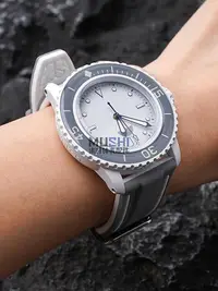 在飛比找Yahoo奇摩拍賣-7-11運費0元優惠優惠-手錶配件 沐時適配Swatch斯沃琪X寶珀Blancpain