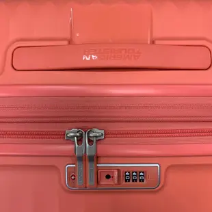 新上市AMERICAN TOURISTER 美國旅行者SQUASEM系列 QJ2行李箱/28吋可擴充/亮珊瑚橘$8000