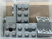 LEGO Parts - Light Bluish Gray Bracket 5 x 2 x 1 1/3 - No 11215 - QTY 5
