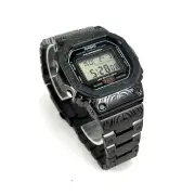 Casio G-Shock DW5600 Mod Full Custom Metal Patterned Case and Bracelet 5600