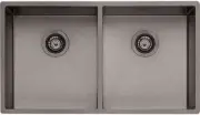 Oliveri Spectra Double Bowl Sink Gun Metal SB63GM