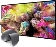 NIERBO Metal Projector Screen 2.4 Gain Light Rejecting Movies Screen 150 inch