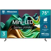Hisense 75" U6NAU Mini-LED 4K QLED Smart TV [2024]