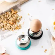 2 Pcs Stainless Steel Egg Puncher Opener Tool One Hand Cracker Separator