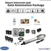 Gate Opener with Smart Video Intercom - Single Swing Gate Automatic Gate Systems