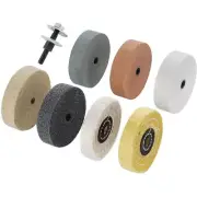 Buffing Polishing Wheel Kit 3 Inch,for Bench Buffer/Bench Grinder,Buffing Wheel