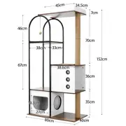 Cat Climbing Cat Tree Tower Multi-Level Cat Condo Scratching Post Pet Kittens