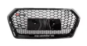 For Audi Q5 SQ5 RSQ5 2018 2019 Front Grille Black Grill Honeycomb W/Out Rings (for: Audi)