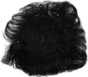 Visible Seamless Bald Patch Hair Wig for Men Overhead Replacement Block Male Hair Replacement Hair Piece Mens
