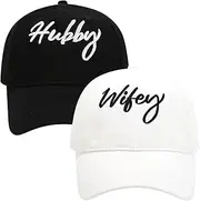 [ZUYYON] Matching Mr. & Mrs. Baseball Caps Embroidered Baseball Hats Bridal Gift, Newlywed Honeymoon Wedding Gift