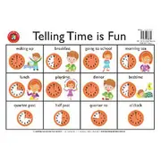 Learning Can Be Fun Desk Mat Time Telling Time Is Fun