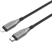 Cygnett USB 2.0 Armoured braided USB C Lightning 2m Black